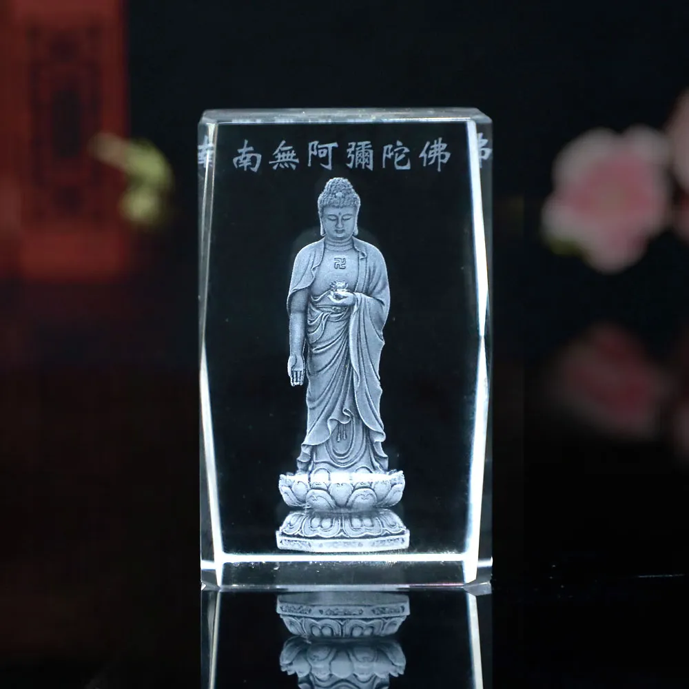 Tượng Để Xe Phật A Di Đà - In Chìm 8cm, vật phẩm phong thủy trên táp lô ô tô