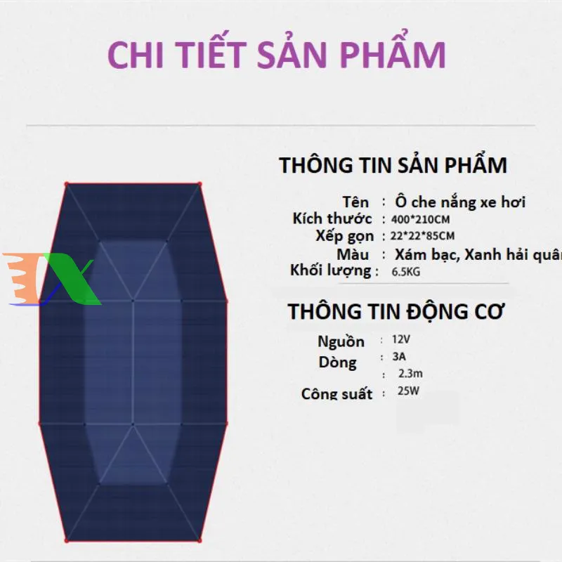 Dù che nắng ô tô giúp ngăn chặn sự tích tụ nhiệt độ nguy hiểm và bảo vệ vật liệu xe hơi