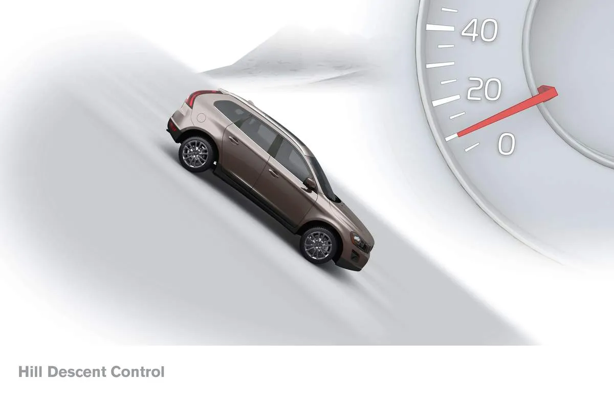 Hệ thống hỗ trợ xuống dốc hay đổ đèo HDC (Hill Descent Control).
