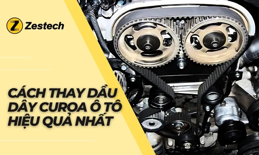 Cách thay dây curoa ô tô chính xác theo hướng dẫn kỹ thuật