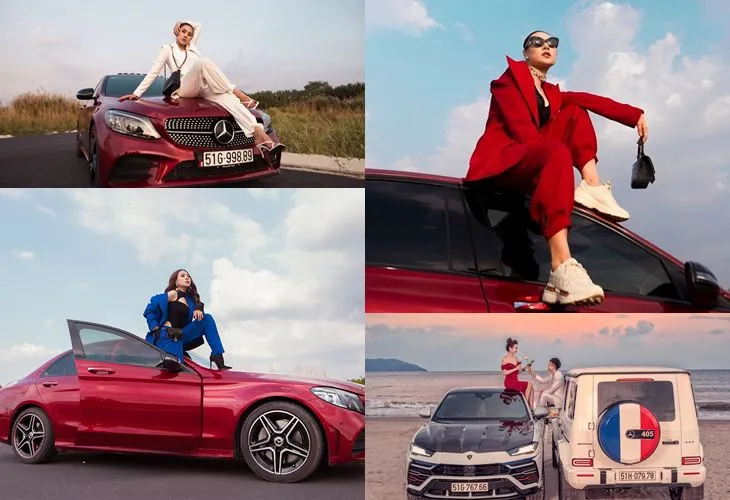 Chụp ảnh trên nóc xe cho cảm giác ngầu, thời thượng và đậm chất “chị đại”