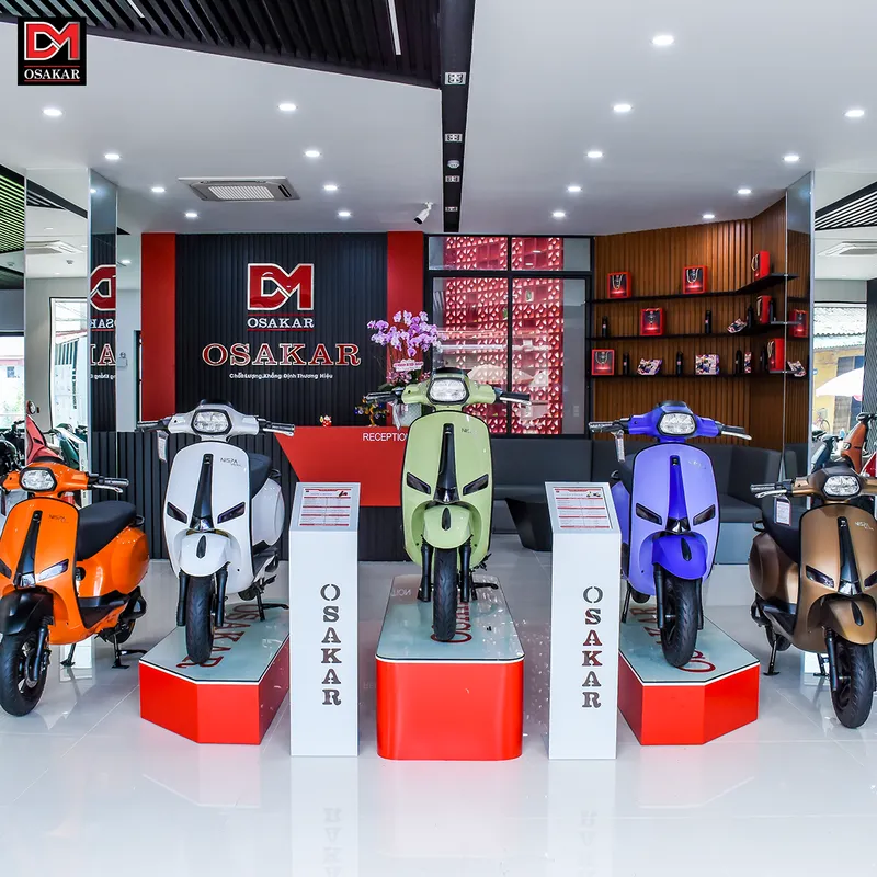 Showroom xe điện chuyên nghiệp cung cấp đa dạng các mẫu xe mới nhất thị trường