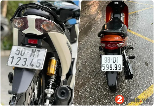 Cách tính nút biển số xe máy đơn giản dựa trên tổng các chữ số