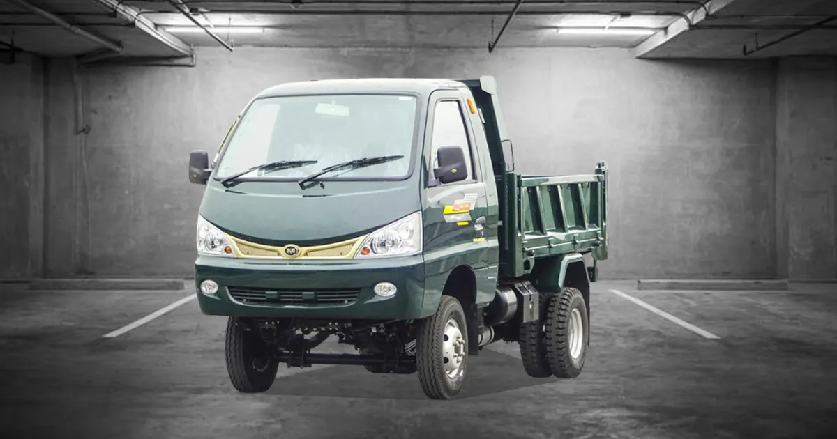 Xe ben Hoa Mai 1.25 tấn với thiết kế nhỏ gọn phù hợp vận chuyển nội thành