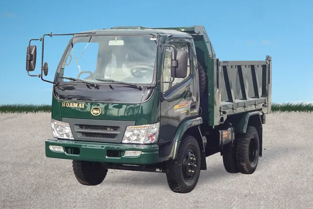 Xe ben Hoa Mai 4 tấn động cơ YN27CRD1 đạt chuẩn Euro 4