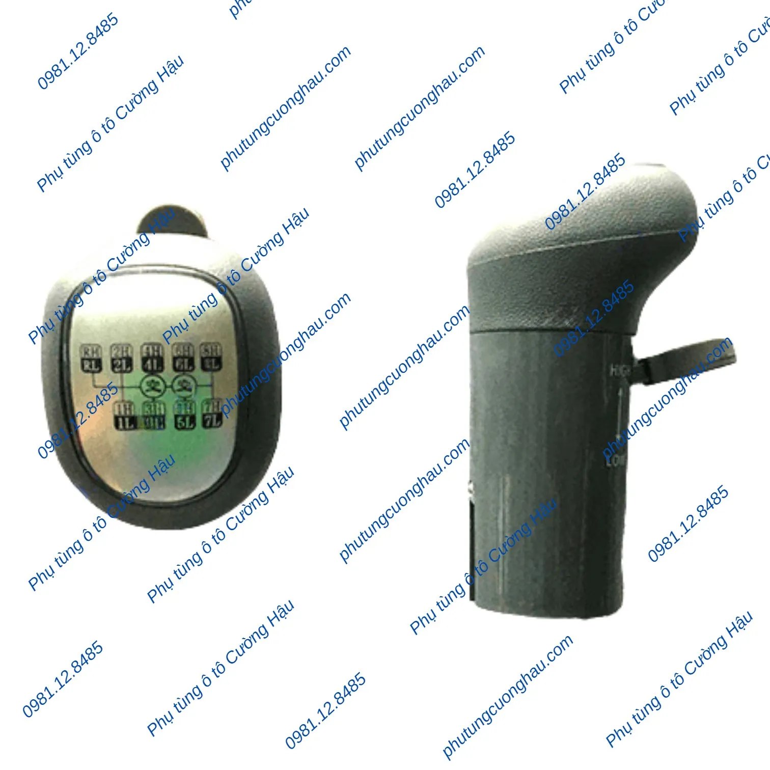 Tay nắm cần số HOWO - góc lắp đặt và chi tiết ren