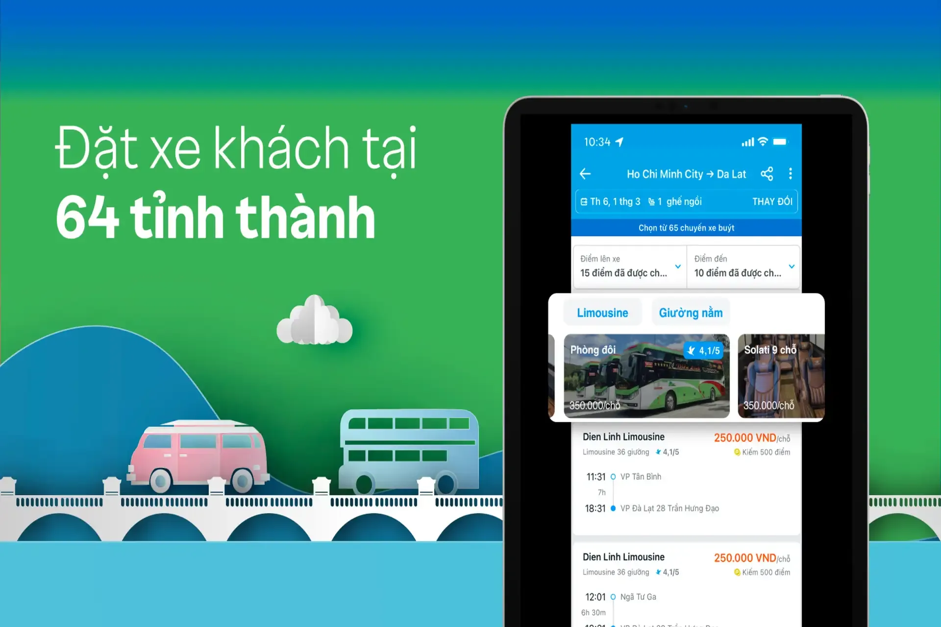 Đặt vé xe khách trực tuyến qua Traveloka đảm bảo an toàn và minh bạch