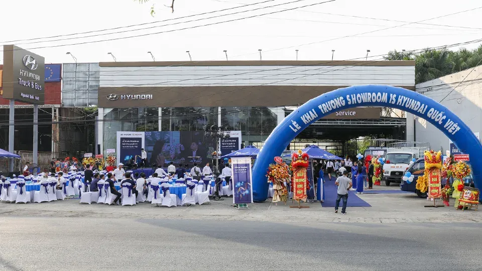 Showroom Hyundai Quốc Việt 1S tại Cái Răng Cần Thơ
