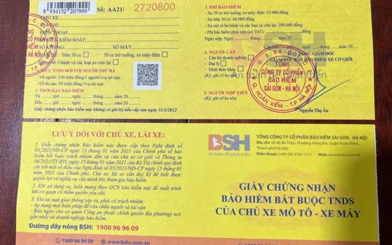 Mức phạt khi không có bảo hiểm xe máy bắt buộc cập nhật mới nhất 2025