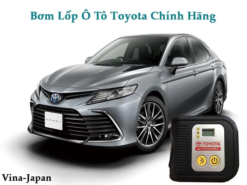 Bơm Lốp Ô Tô Toyota Điện Tử Tự Ngắt Chính Hãng