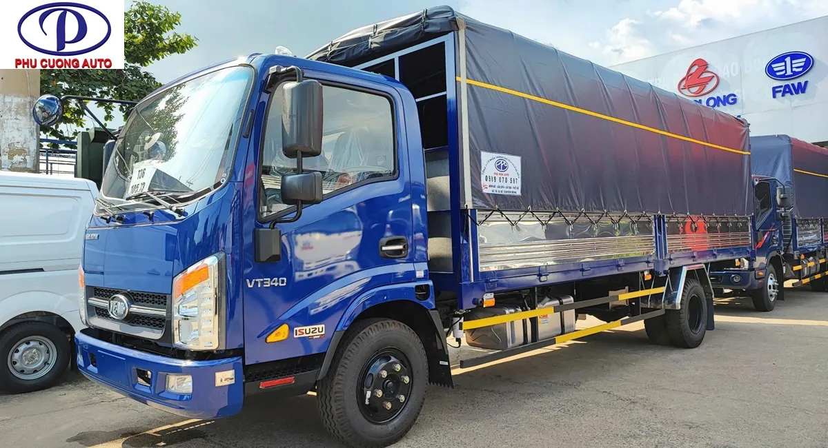 Xe tải Veam 3.5 tấn thùng bạt