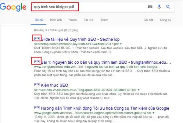 Hiệu quả của việc tìm kiếm nâng cao thông tin xe tải