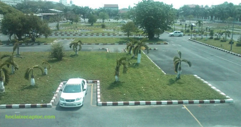 Mô hình bãi tập sa hình học lái xe ô tô đạt chuẩn Sở Giao thông vận tải