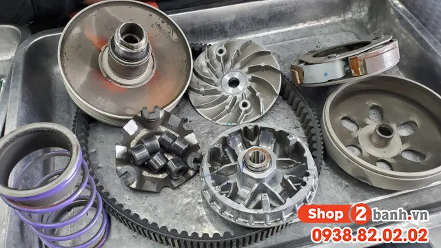 Các chi tiết quan trọng bên trong được vệ sinh sạch bóng sau khi hoàn tất bảo dưỡng