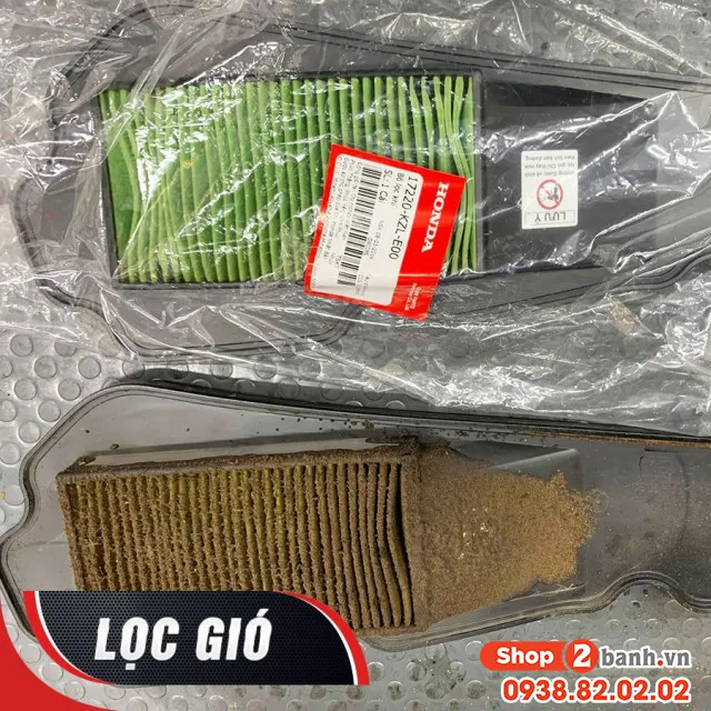 Lọc gió xe máy bị bẩn đen là nguyên nhân chính khiến xe hao xăng và máy yếu