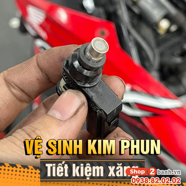 Kim phun xăng điện tử FI sau thời gian dài sử dụng bị đóng cặn bẩn, gây hiện tượng khó nổ máy và hao xăng