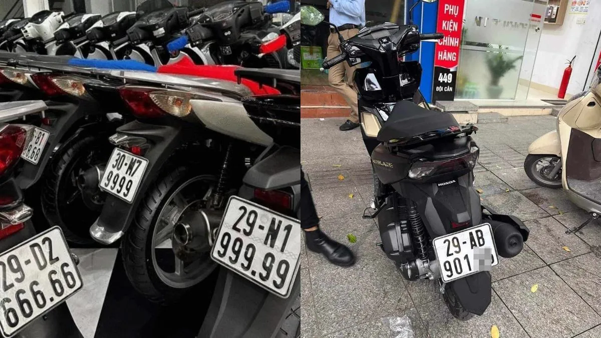 Ký hiệu biển số xe 29 phân theo khu vực