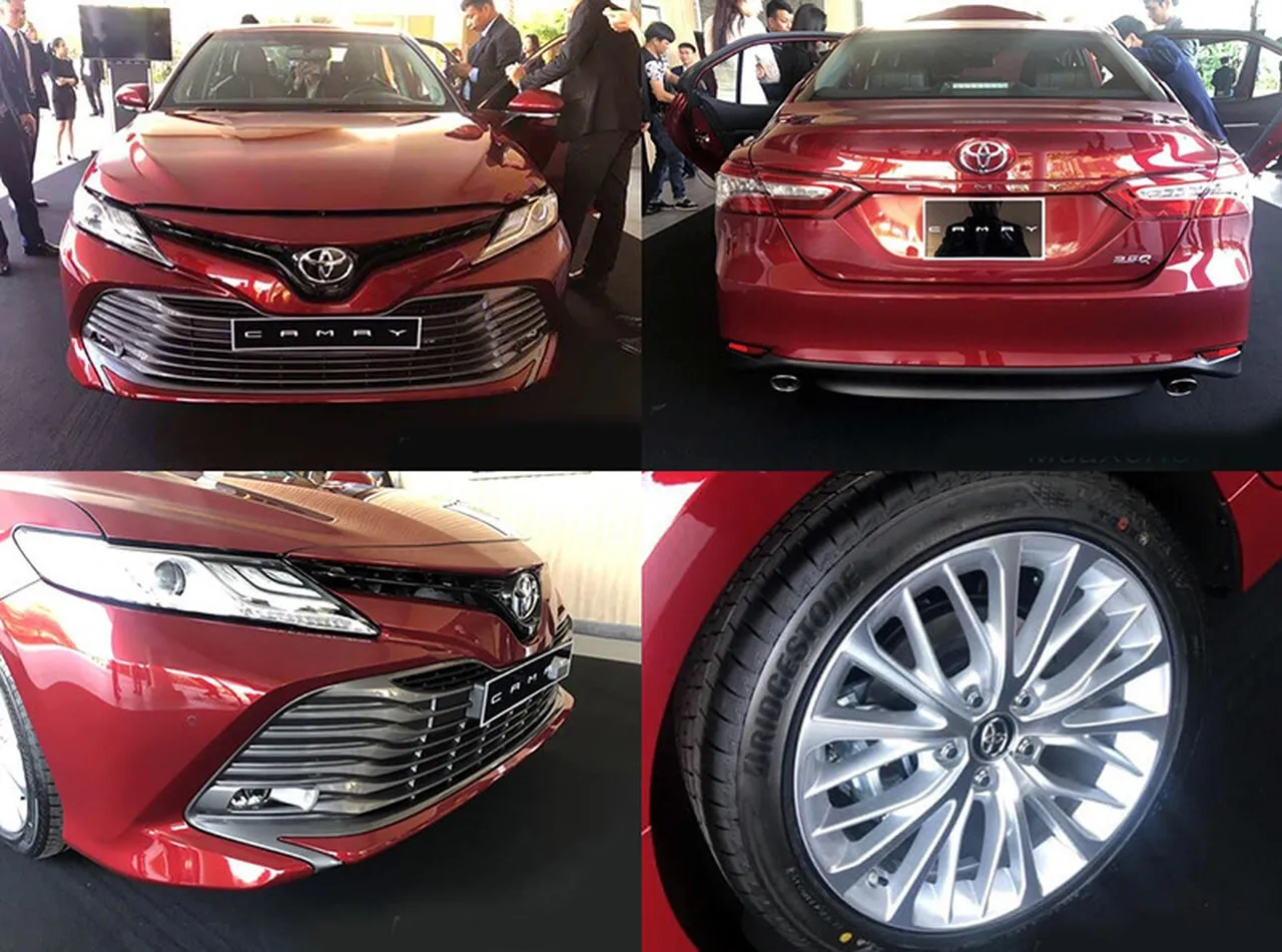 Những hình ảnh bị rò rỉ về mẫu Toyota Camry được nhập khẩu từ Thái Lan, thay vì lắp ráp trong nước.