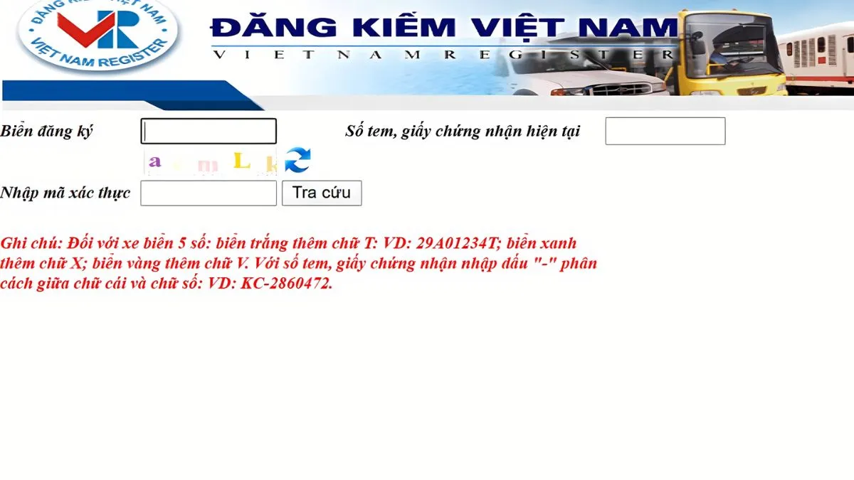 Nhập thông tin tra cứu