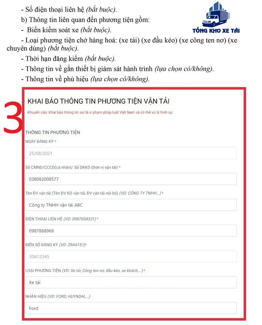 Đăng ký tem luồng xanh QR cho xe tải như thế nào