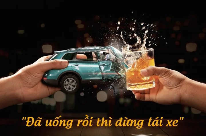 Phạt lỗi uống rượu khi lái xe ô tô