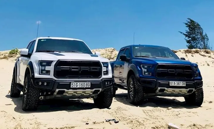 Xe bán tải cỡ lớn như Ford F-150 thường được đăng ký biển số xe con