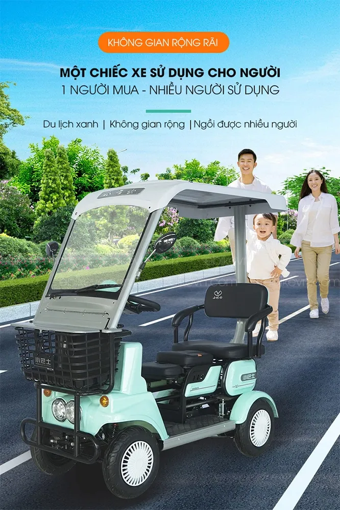 Xe điện Lavrock E401 phù hợp cho người cao tuổi