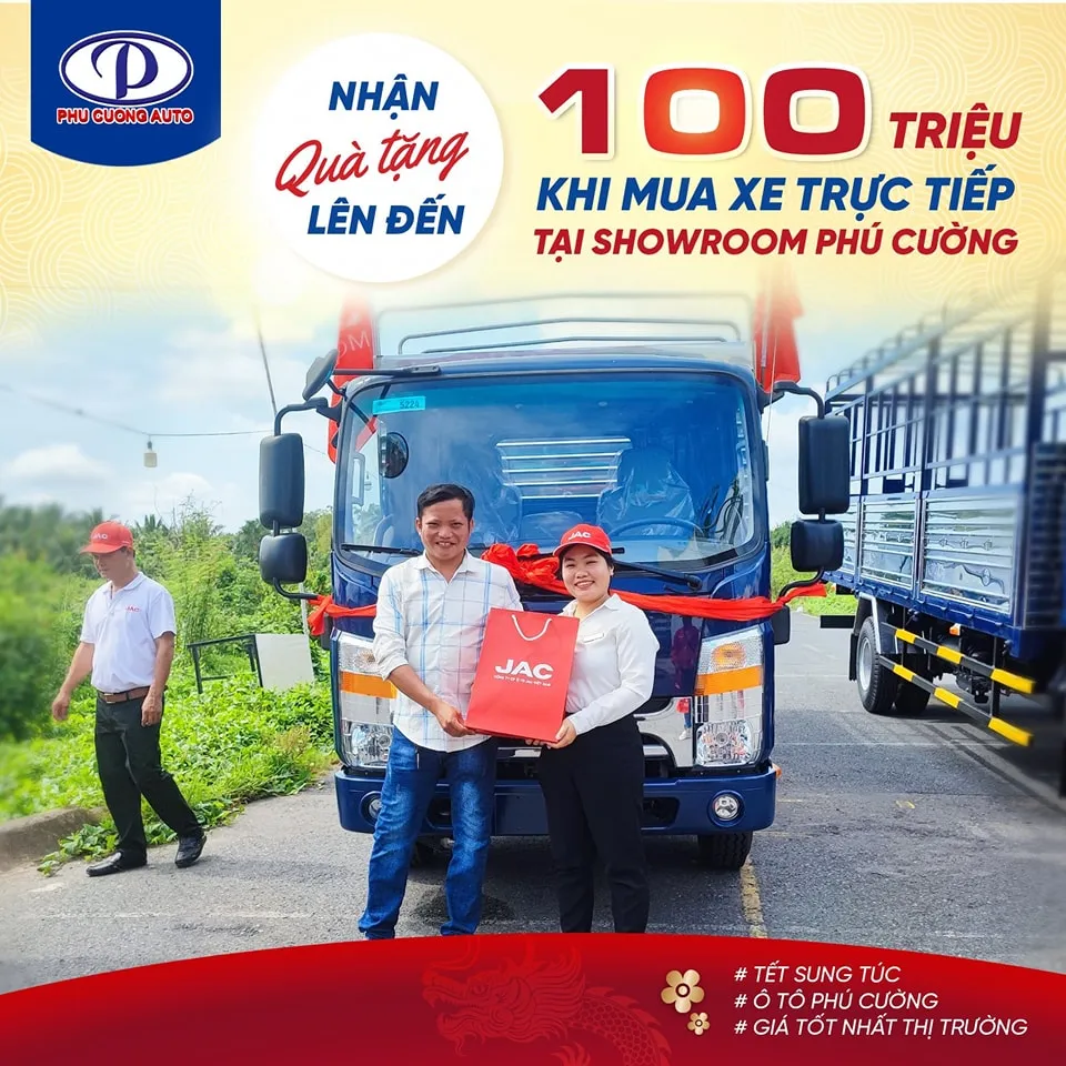 thông tin liên hệ tư vấn mua xe tải tại showroom Ô tô Phú Cường