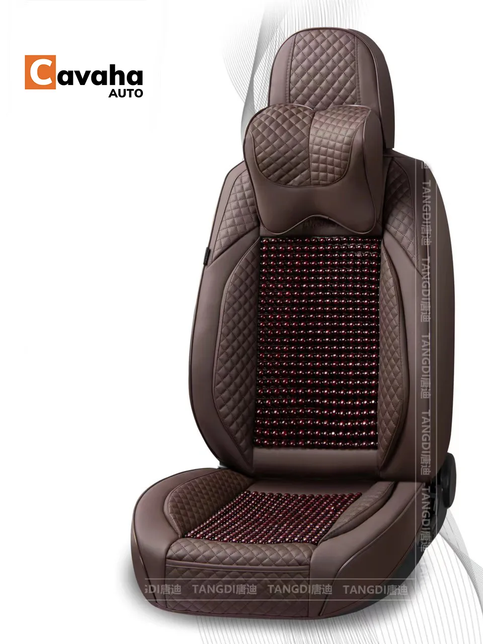 Áo ghế hạt bi gỗ massage cao cấp