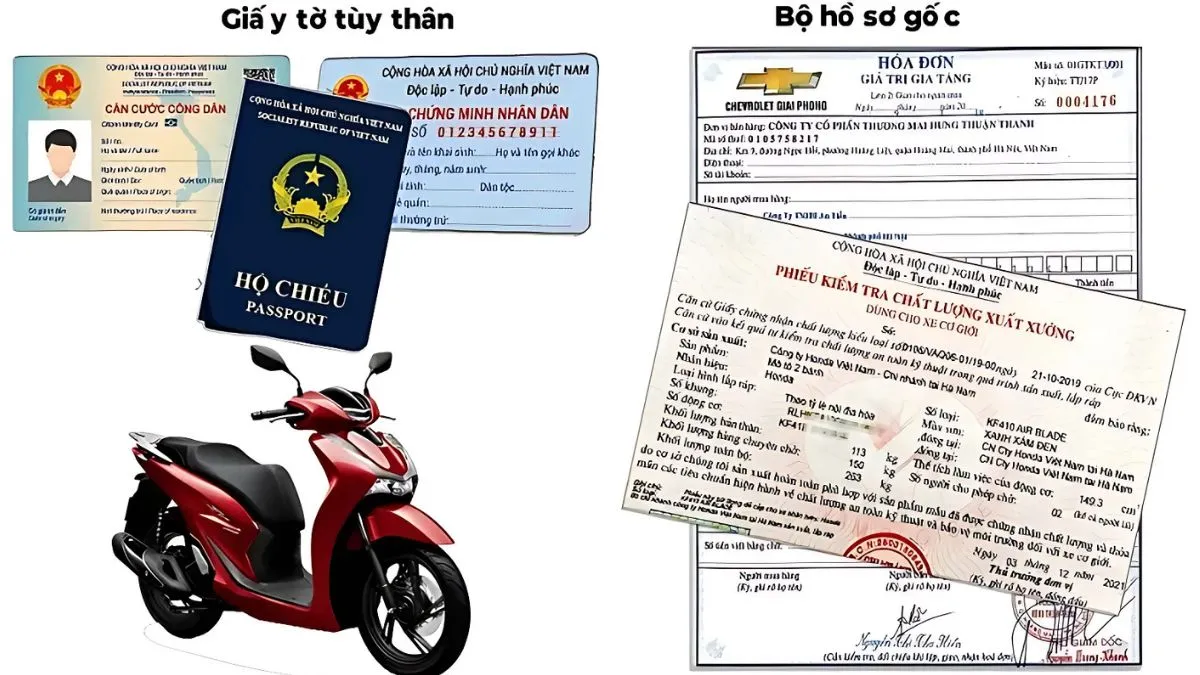 Chuẩn bị hồ sơ đăng ký biển số xe máy tại Lâm Đồng