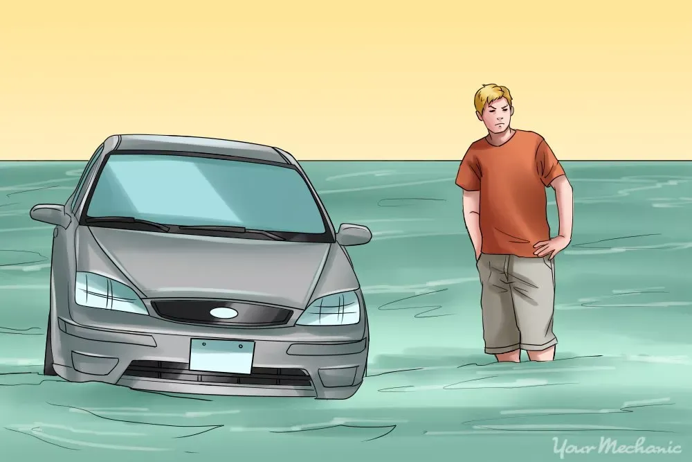 Tắt Máy Ngay Lập Tức Để Ngăn Chặn Hiện Tượng Thủy Kích Khi Xe Bị Ngập Nước