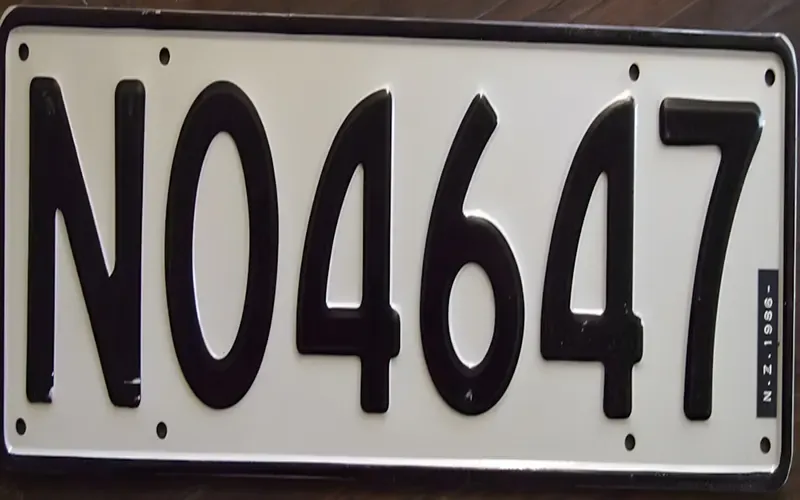 Thiết kế hiện đại của font New Zealand Plates