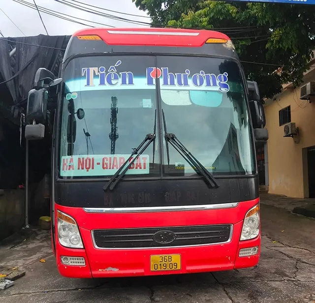 Xe giường nằm Tiến Phương tuyến Thanh Hóa đi Giáp Bát