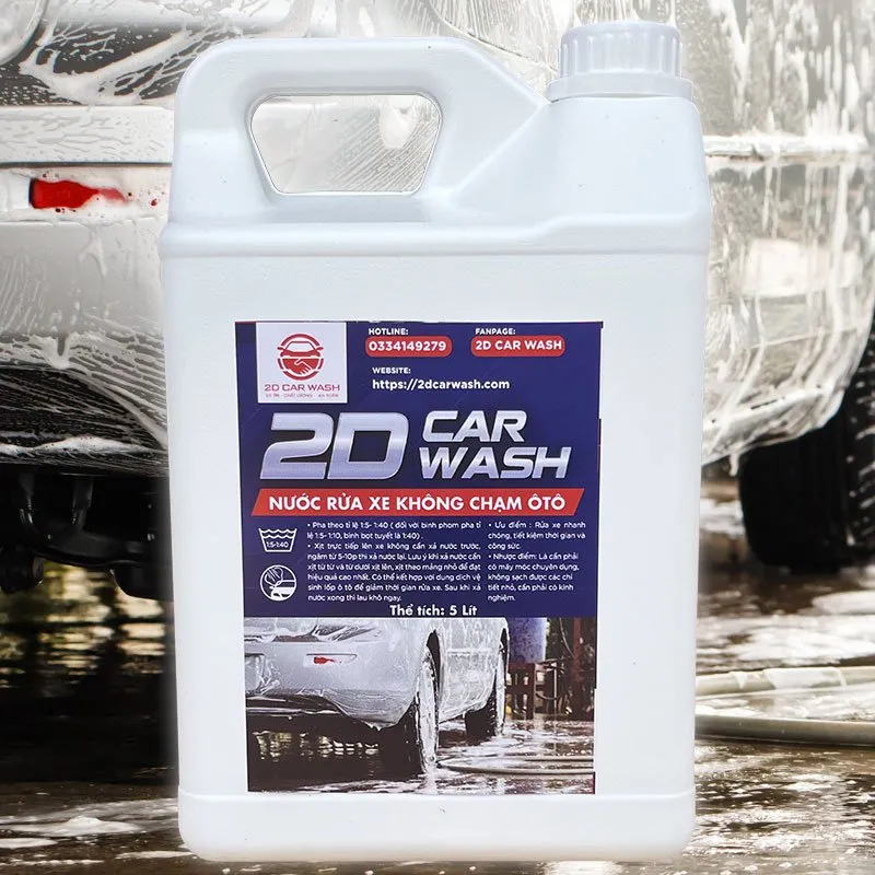 Quy trình vệ sinh ô tô bằng nước rửa xe ô tô không chạm