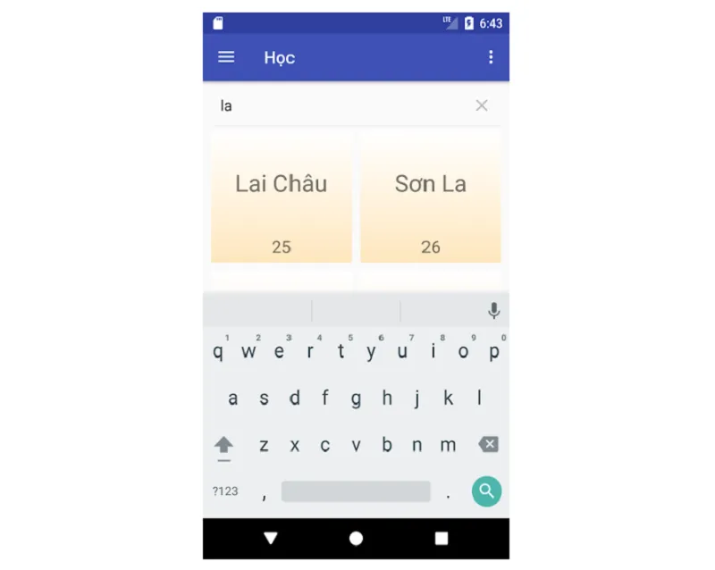 Ứng dụng Mã biển số xe với tốc độ truy xuất dữ liệu cực nhanh trên các thiết bị Android