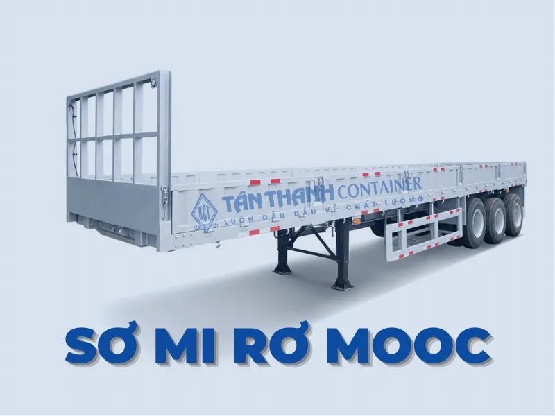 Mô hình sơ mi rơ moóc sàn và các trục chịu tải