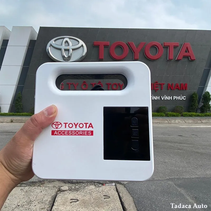 Bơm lốp ô tô Toyota cầm tay có vỏ ngoài bằng nhựa ABS siêu bền