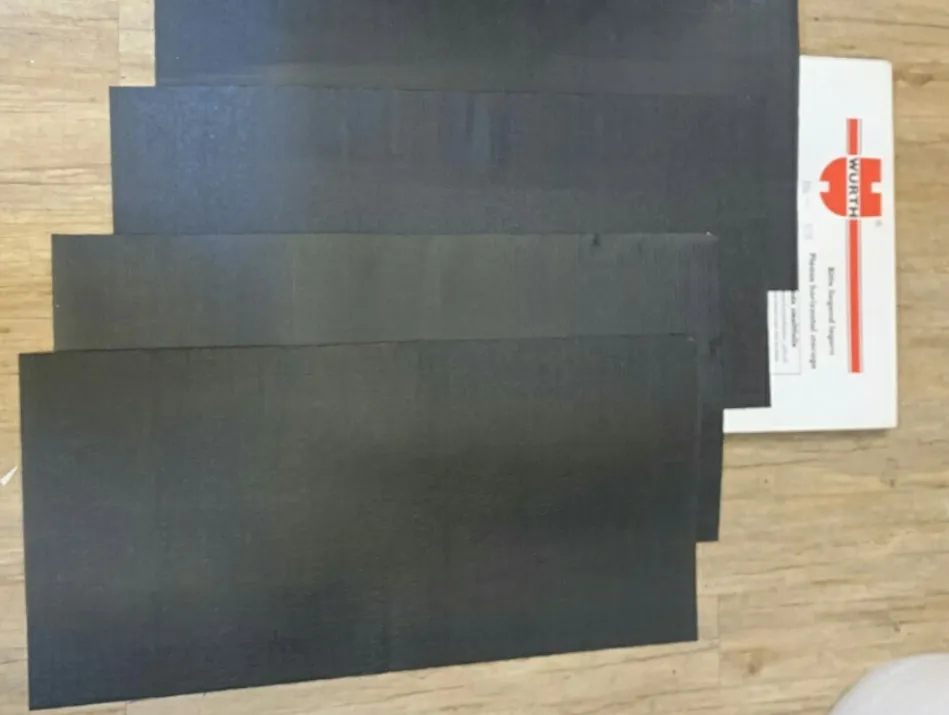 Miếng dán cách âm chống ồn Wurth đang được thi công