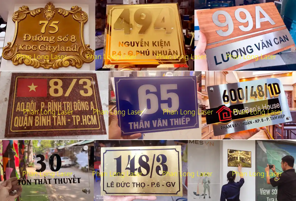 Làm Biển Số Nhà Tại Hà Đông Uy Tín Giá Rẻ Chất Lượng Cao