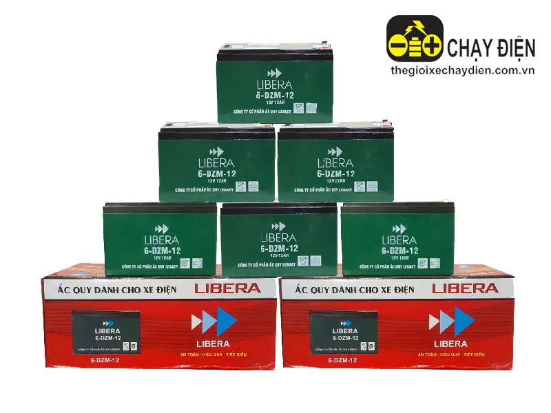 Bình ắc quy xe điện Libera sản xuất tại Việt Nam
