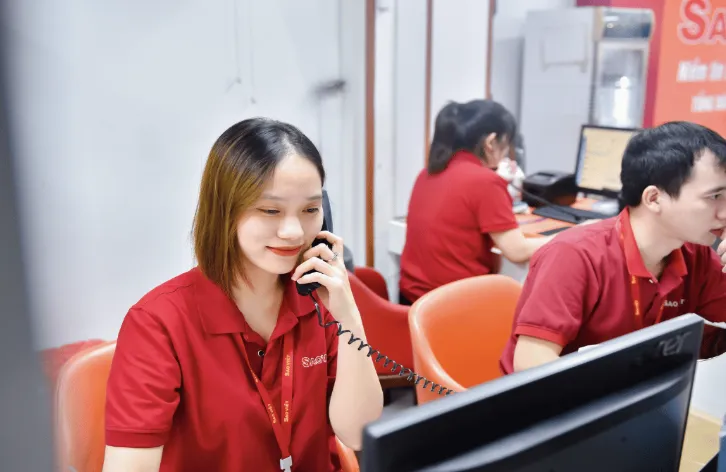 Hệ thống văn phòng Sao Việt rộng khắp giúp khách dễ dàng đặt vé