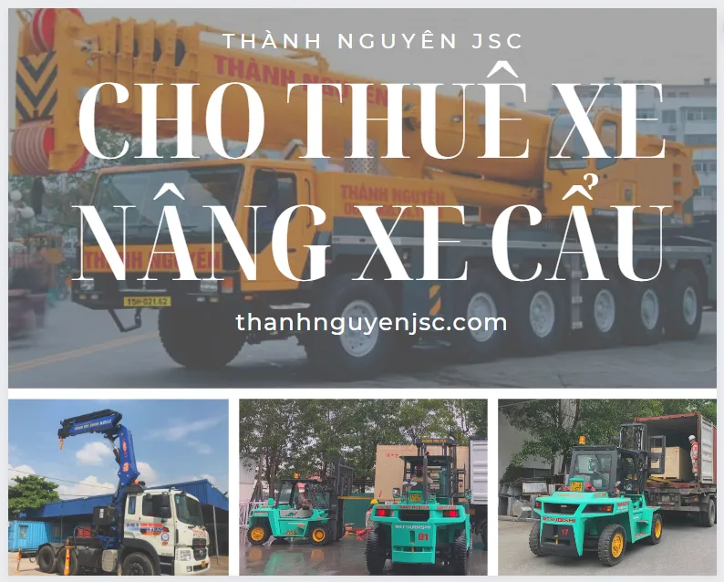Đội ngũ kỹ thuật kiểm tra xe nâng Thành Nguyên