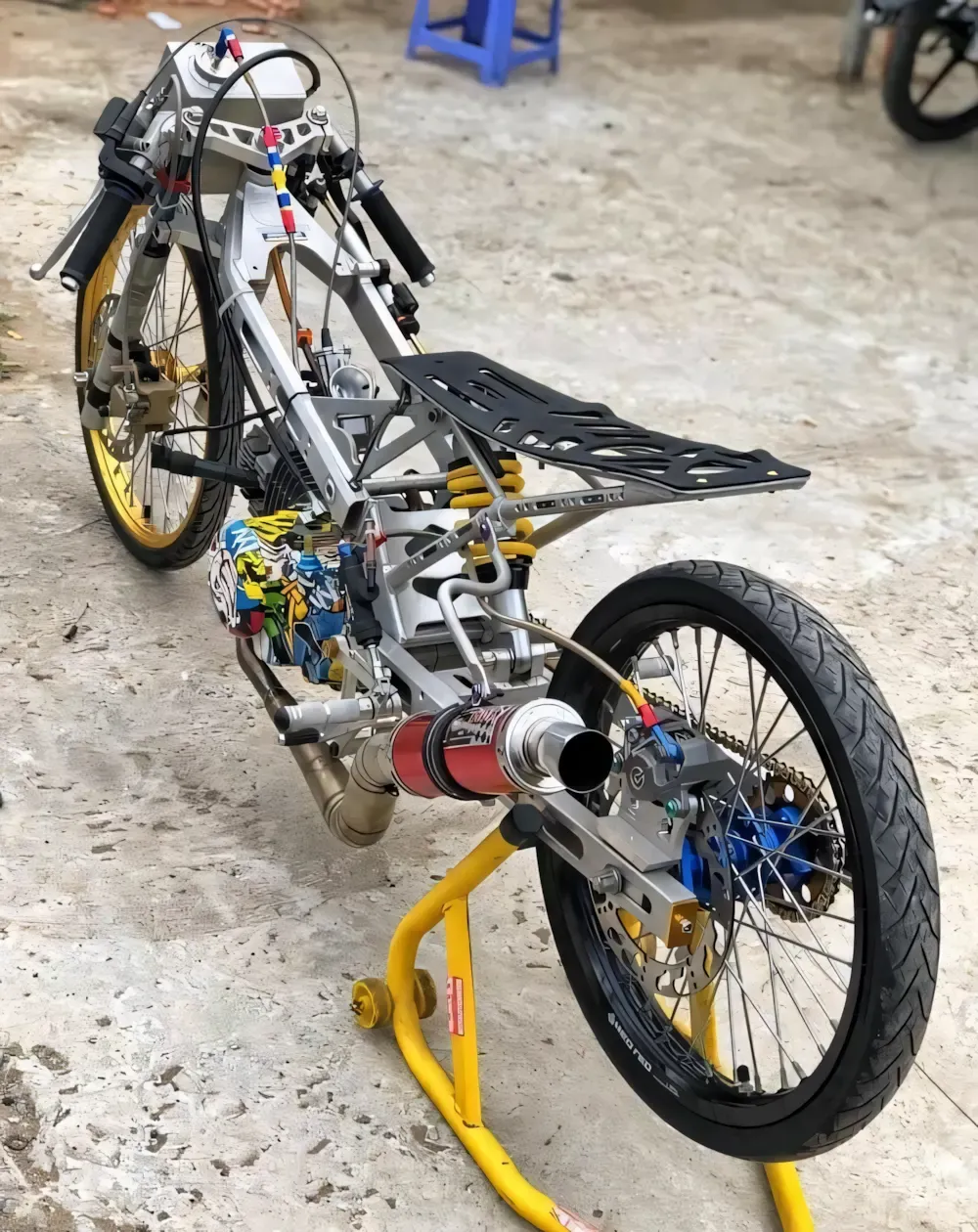 ảnh xe điện độ drag 2