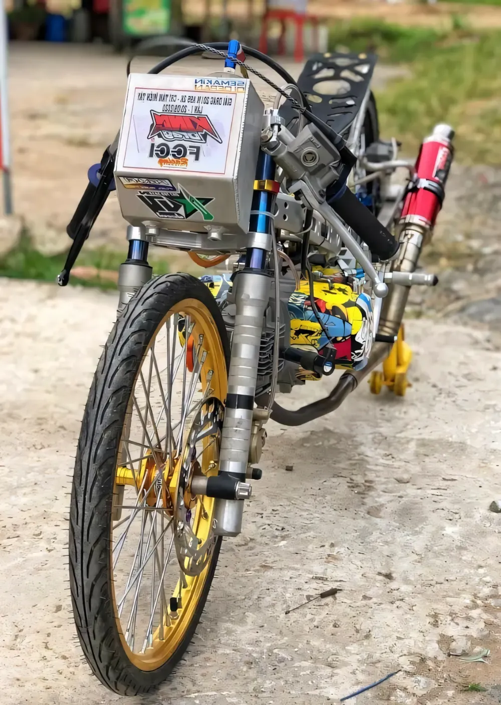 ảnh xe điện độ drag 7