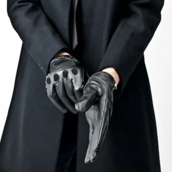 Găng Tay Lái Xe Ô Tô Nam Màu Đen Thanh Lịch