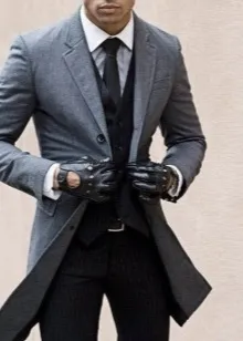 Găng Tay Lái Xe Ô Tô Da Màu Xanh Độc Đáo