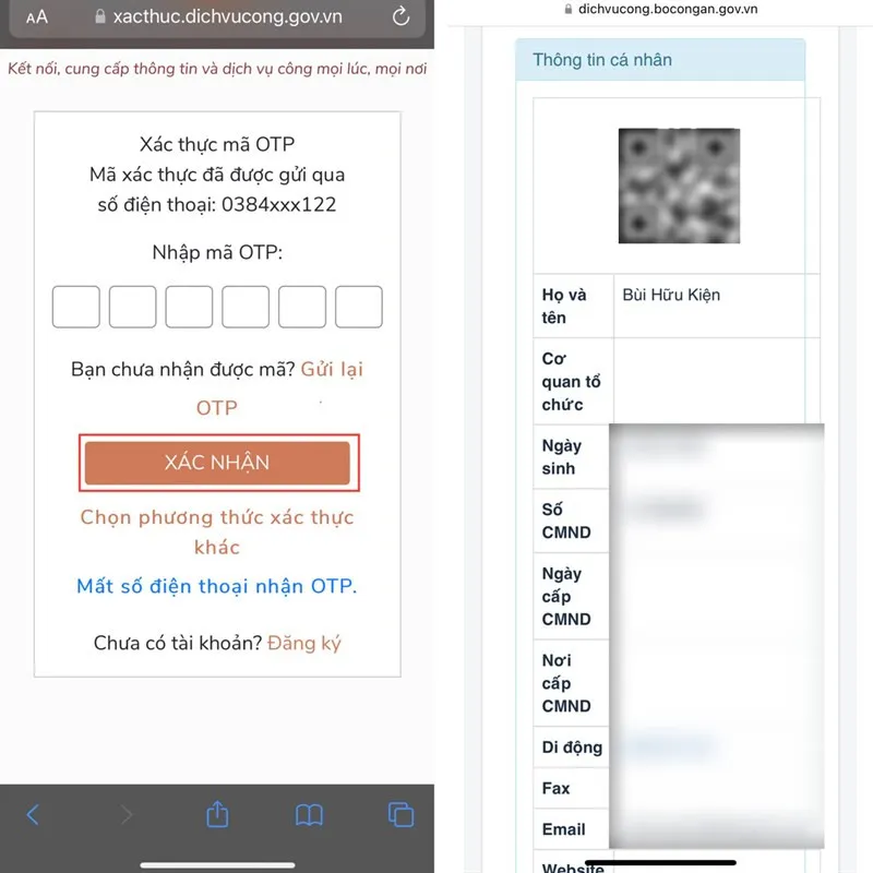Lựa chọn lĩnh vực Đăng ký, Quản lý phương tiện giao thông cơ giới đường bộ