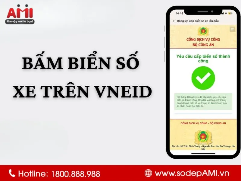Quy trình đăng ký và bấm biển số xe ô tô lần đầu trực tuyến qua Cổng Dịch vụ Công