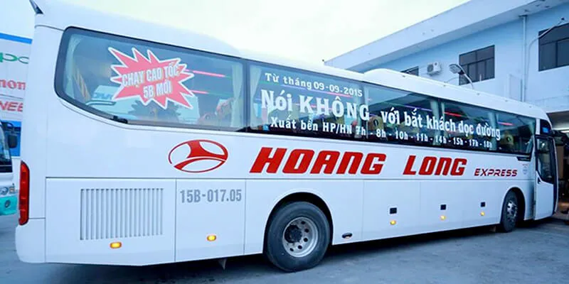 Bạn có thể đặt vé trực tuyến và nhận hỗ trợ tử hotline xe Hoàng Long.