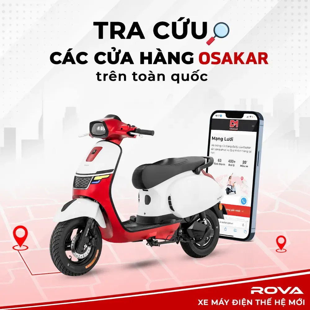 Báº¡n cÃ³ thá»ƒ dá»… dÃ ng tra cá»©u Ä‘á»‹a chá»‰ cÃ¡c cá»­a hÃ ng, Ä‘áº¡i lÃ½ gáº§n nháº¥t cá»§a OSAKAR trÃªn toÃ n quá»‘c